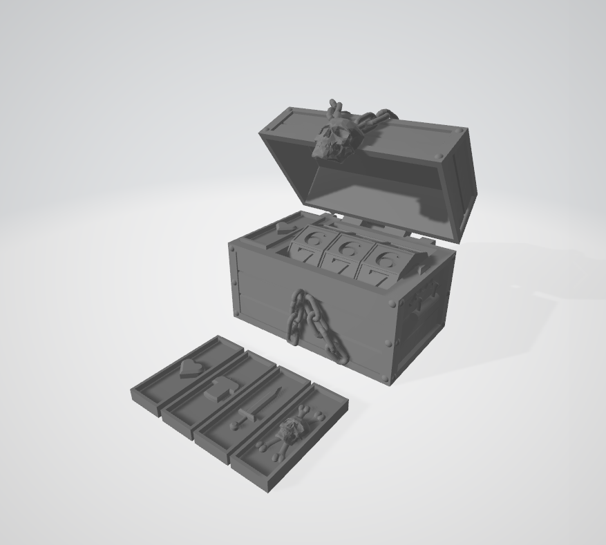 Pirate Box Tabletop Counter